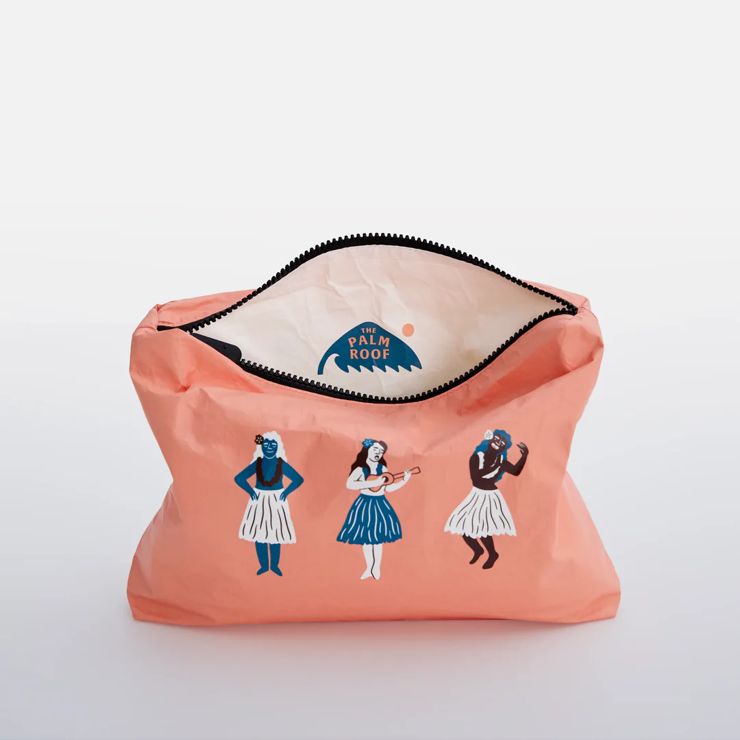THE PALM ROOF-EVERYDAY POUCH HULA GIRL 防潑水收納包
