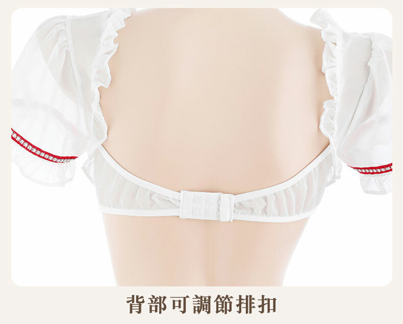 木耳邊甜美小護士套裝|情趣內衣