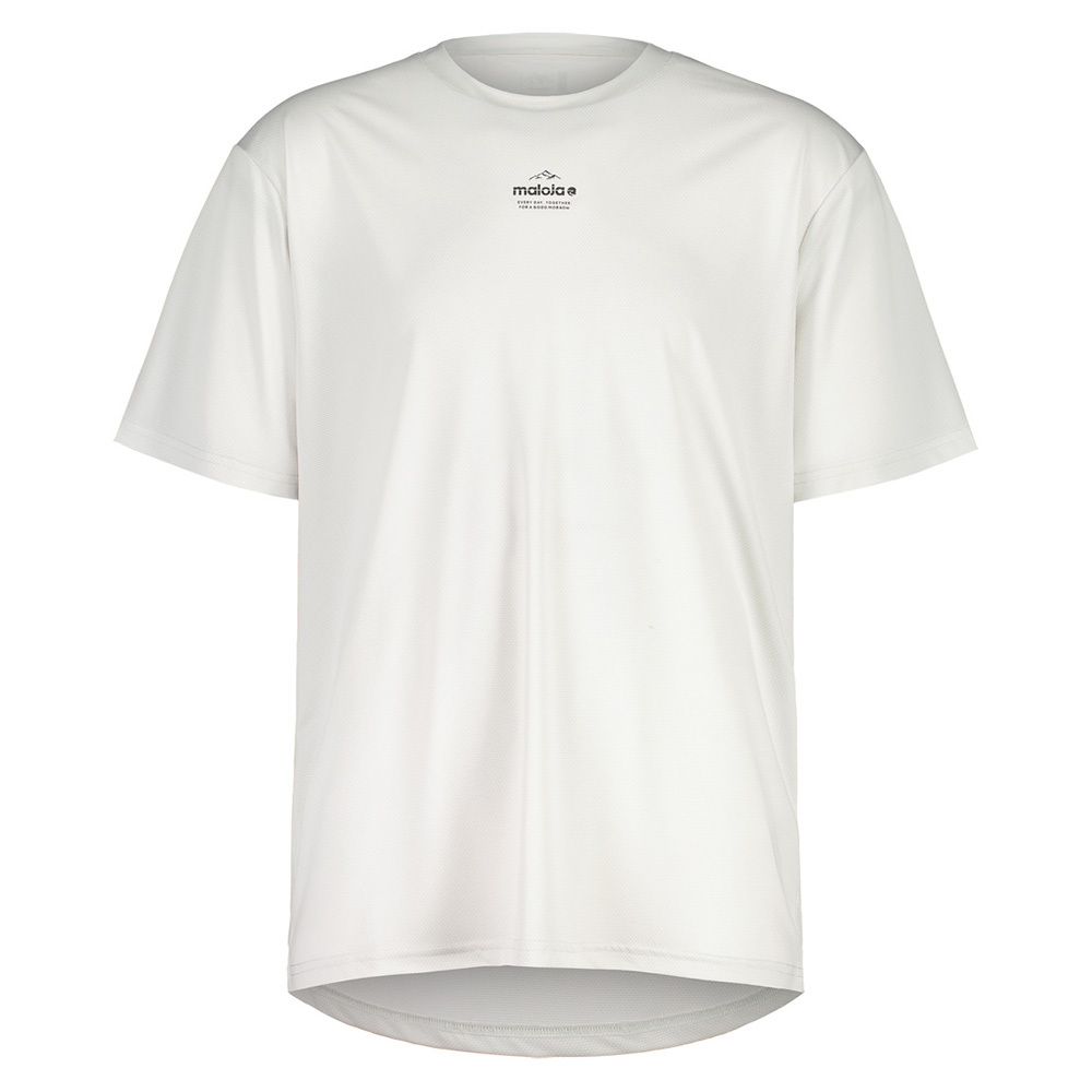 【MALOJA】男Polygiene快乾抗菌短袖上衣 / 24MA37253-[經典黑、乳白、大地棕]