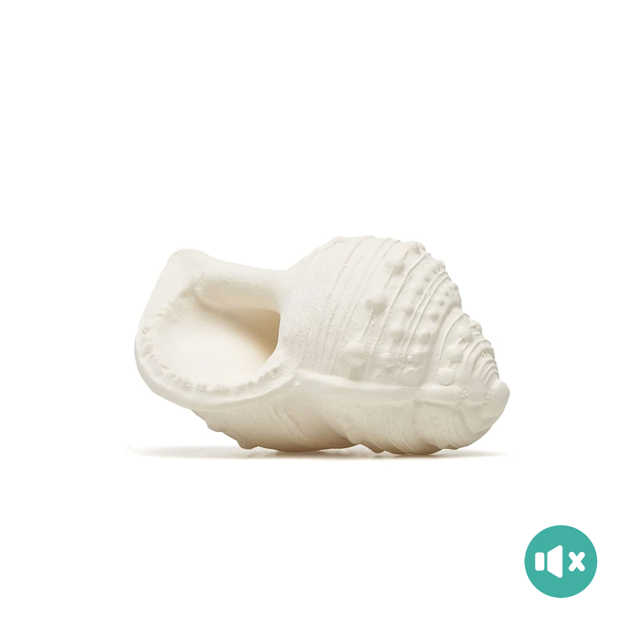 《 Lanco 》天然無毒橡膠玩具｜不會啾系列【海螺】