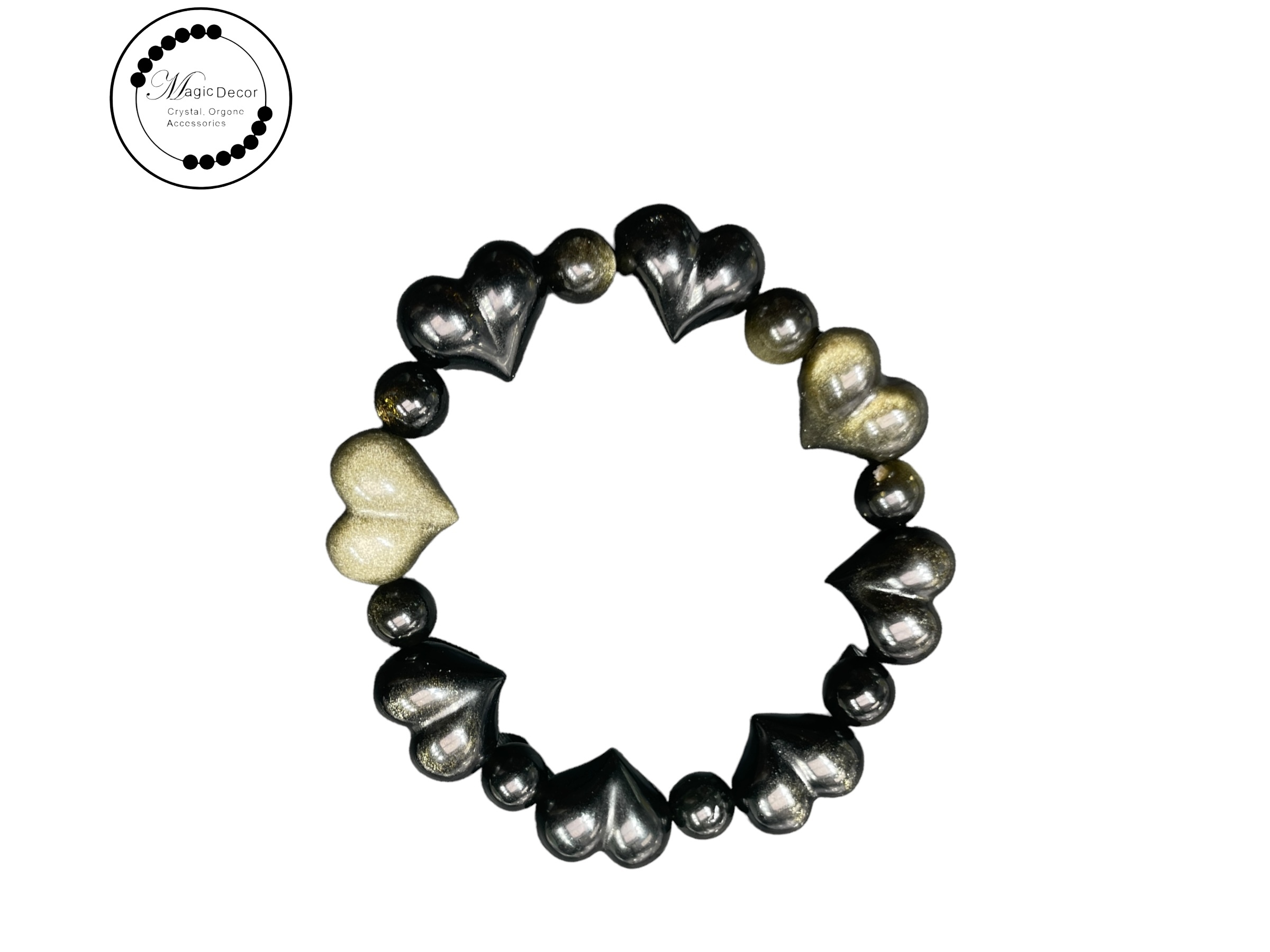 251004 - C55 金曜石愛心屁桃款手串