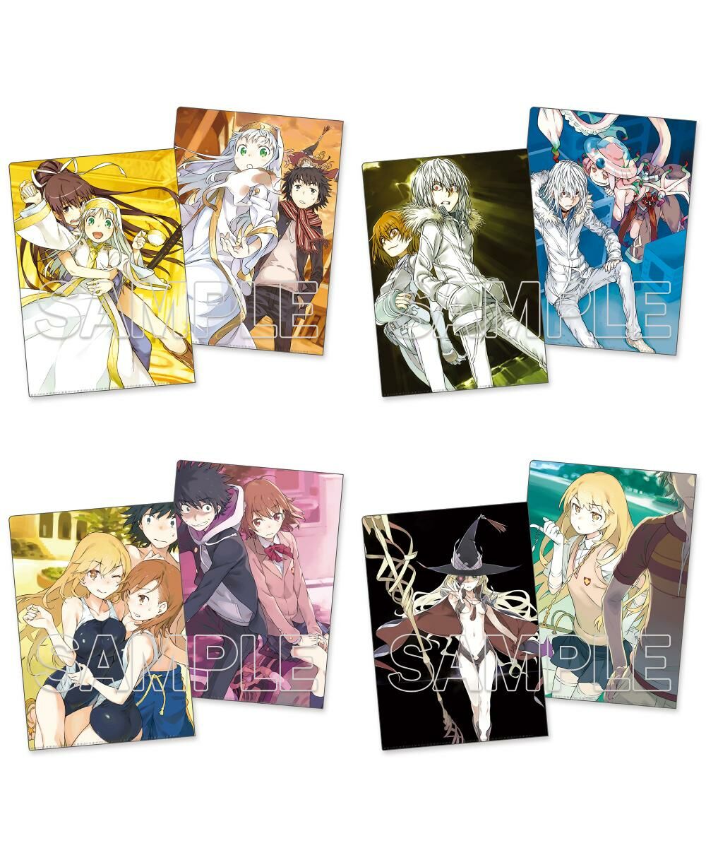 預購-魔法禁書目錄 20周年紀念 A4 File夾 2入套組 系列 全4款【日本進口精品】