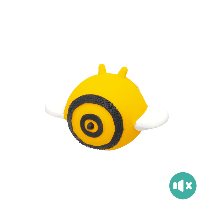 《 Lanco 》天然無毒橡膠玩具｜不會啾系列【Ball Bee】