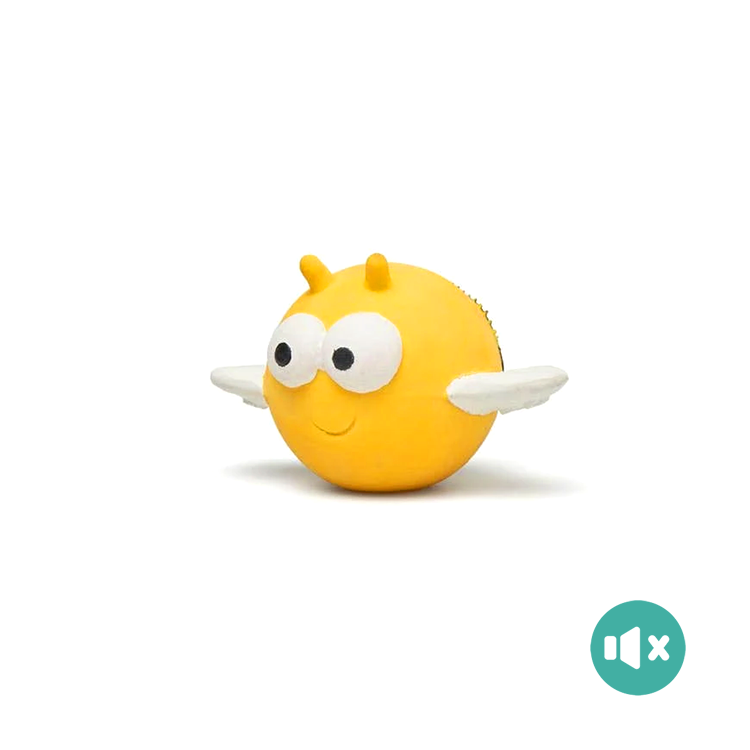 《 Lanco 》天然無毒橡膠玩具｜不會啾系列【Ball Bee】