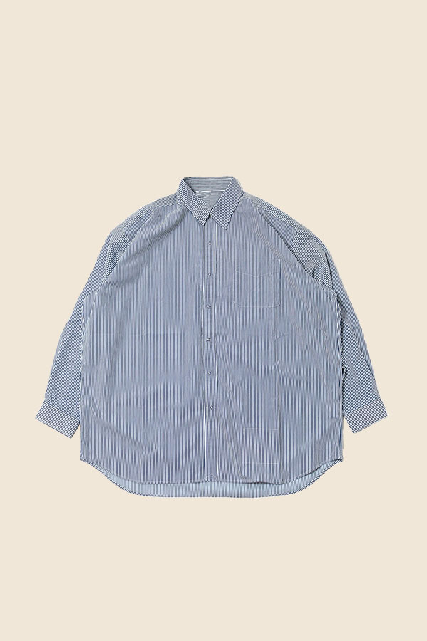 BURLAP OUTFITTER -  L/S B.B. 襯衫 ( 藍/白條紋 )
