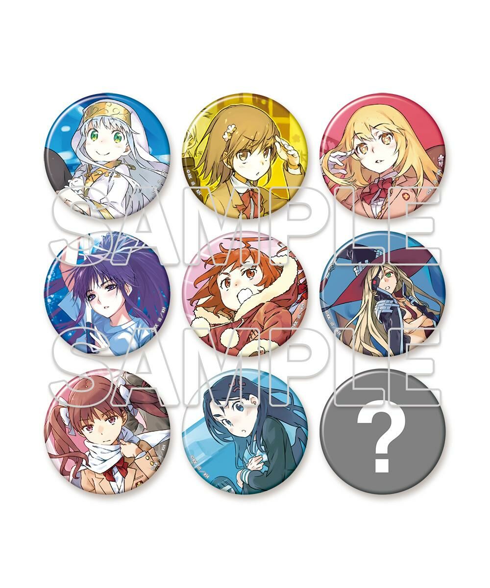 預購-魔法禁書目錄 20周年紀念 集換式徽章（全9種） Ver.B PACK盲盒販售 隨機出貨【日本進口精品】