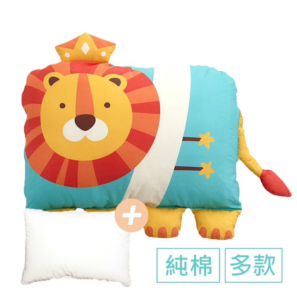 Milo&Gabby美國 動物好朋友超細纖維防蟎大枕心+枕套組｜多款可選