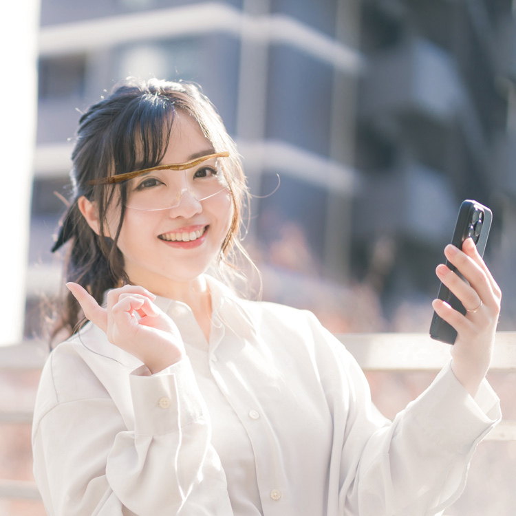 Hazuki 日本葉月抗藍光放大鏡1.85倍大鏡片(咖啡)