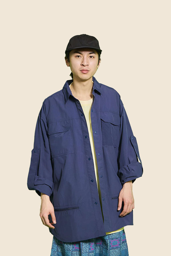 BURLAP OUTFITTER - L/S GUIDE襯衫 ( 海軍藍 )
