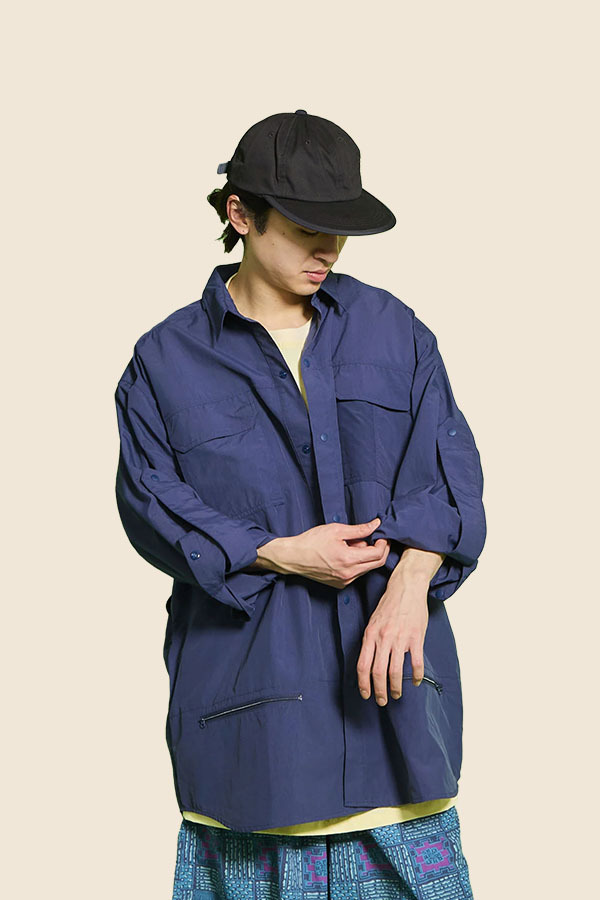 BURLAP OUTFITTER - L/S GUIDE襯衫 ( 海軍藍 )