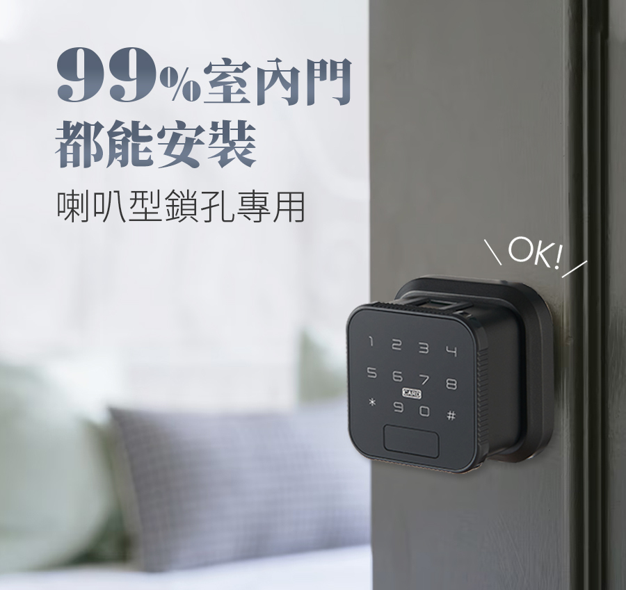 【FAMMIX菲米斯】CUBE小方鎖 六合一智慧室內Wi-Fi電子鎖(多規格)