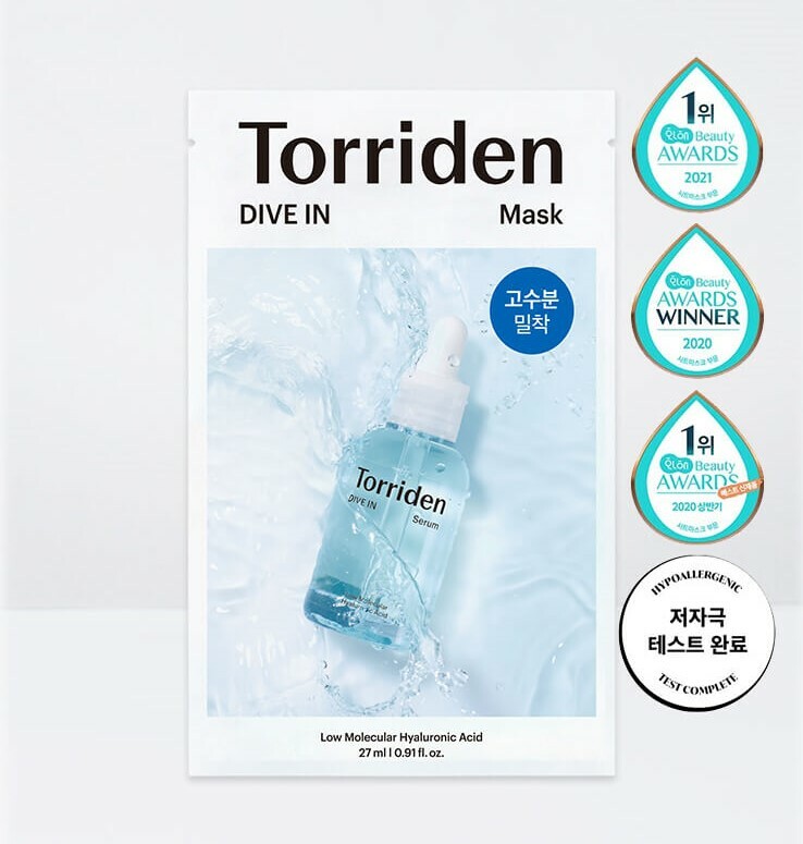 TORRIDEN 透明質酸深層保濕精華面膜 DIVE-IN Mask 10片