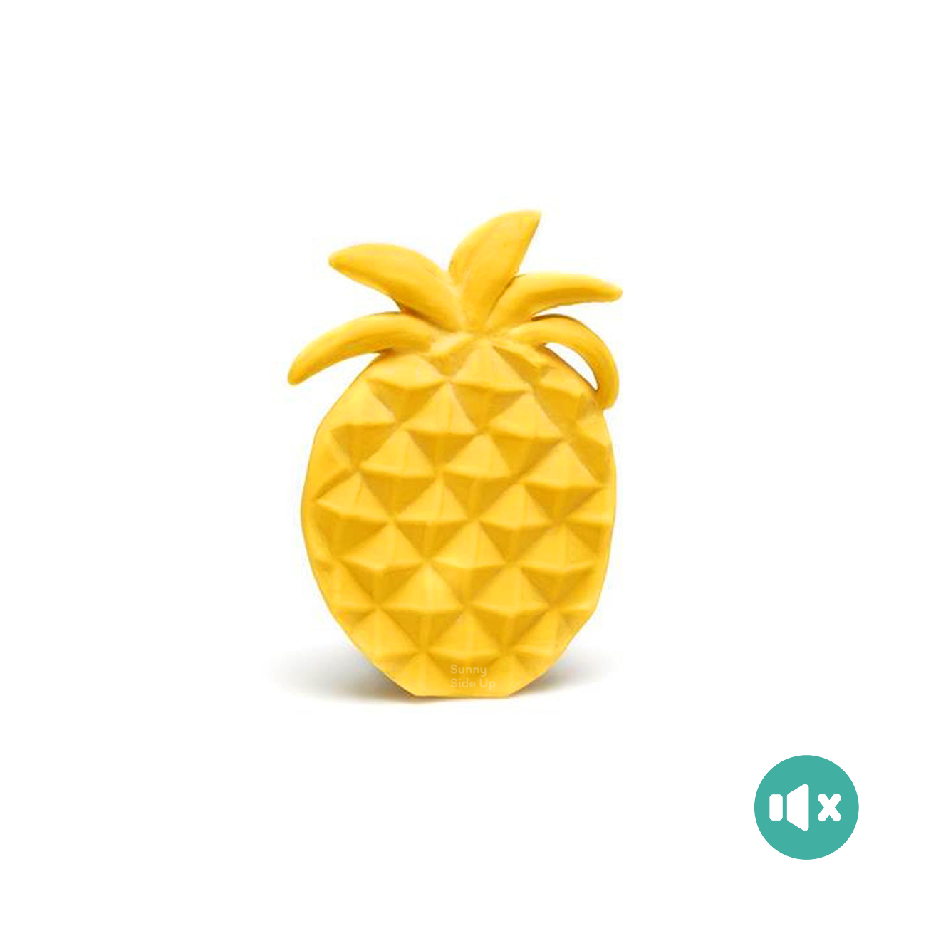 《 Lanco 》天然無毒橡膠玩具｜不會啾系列【金鑽鳳梨】