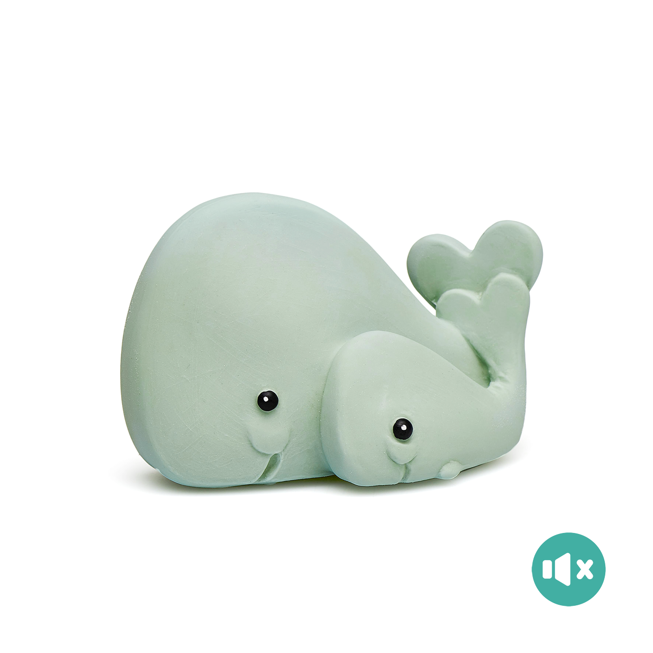 《 Lanco 》天然無毒橡膠玩具｜不會啾系列【兩鯨看齊】