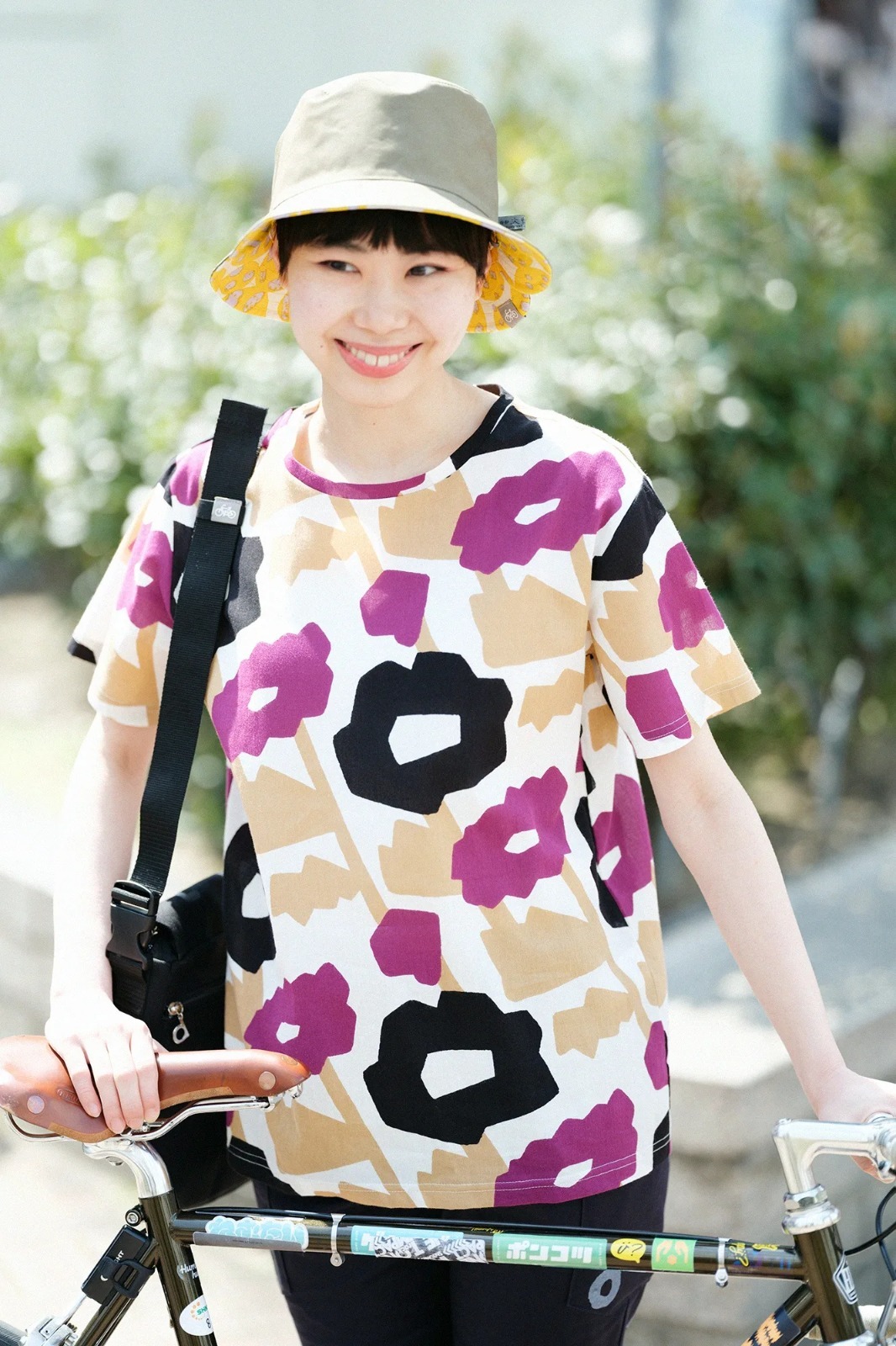 預購 - Sousou 黑紫花top (京都製)