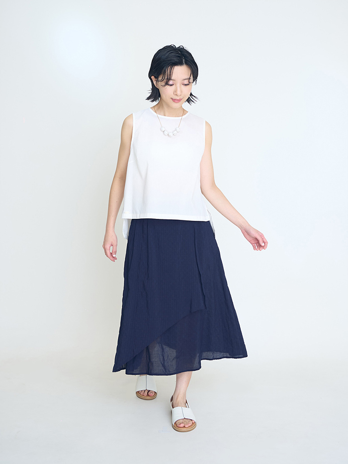 書寫翻頁層疊裙-依蘭