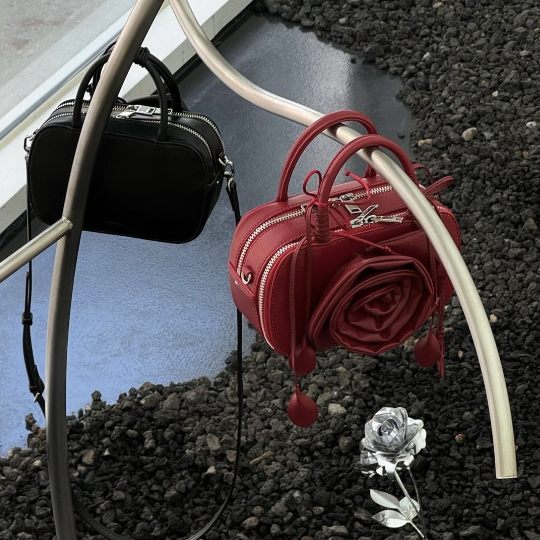 <韓國代購> STAND OIL ROSE STEREO BAG