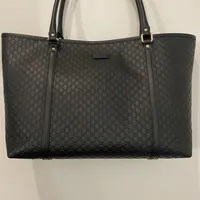[S] GUCCI ALLOVER LOGO TOTE BAG, 449647BMJ1G-1000 (SGC88)