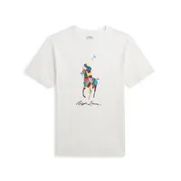 [IMPERFECTION] POLO RALPH LAUREN BIG PONY KID'S T-SHIRT,WHITE, 323934268001-WHITE [FINAL SALE] (SDF1469)
