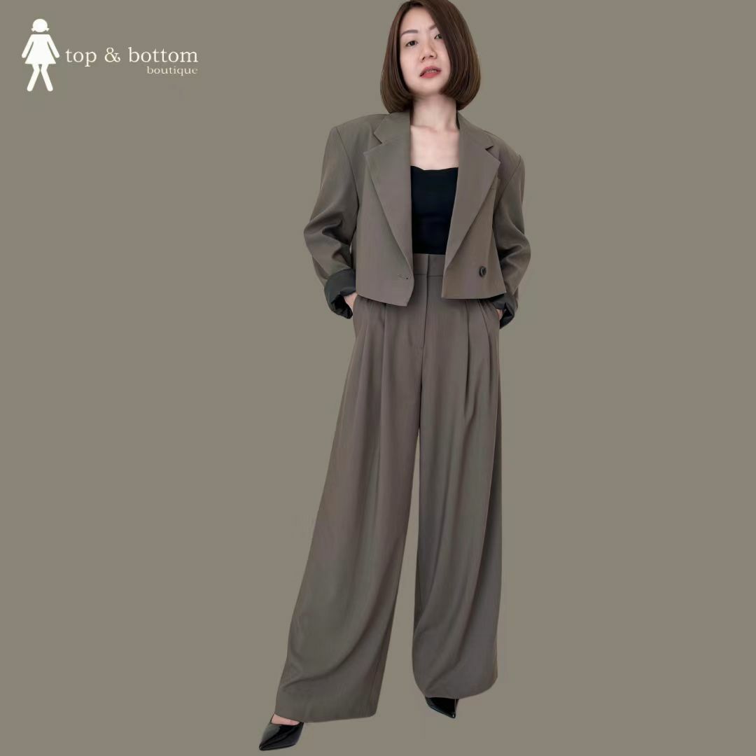 HIGH WAIST WIDE LEG LONG PANT