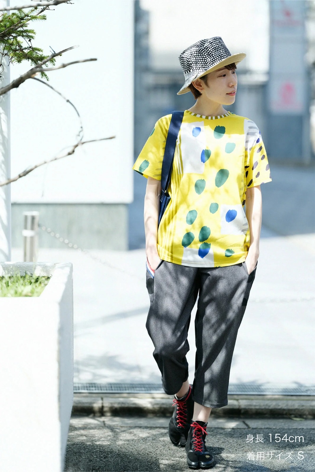 預購 - Sousou 側條子點點top (京都製)