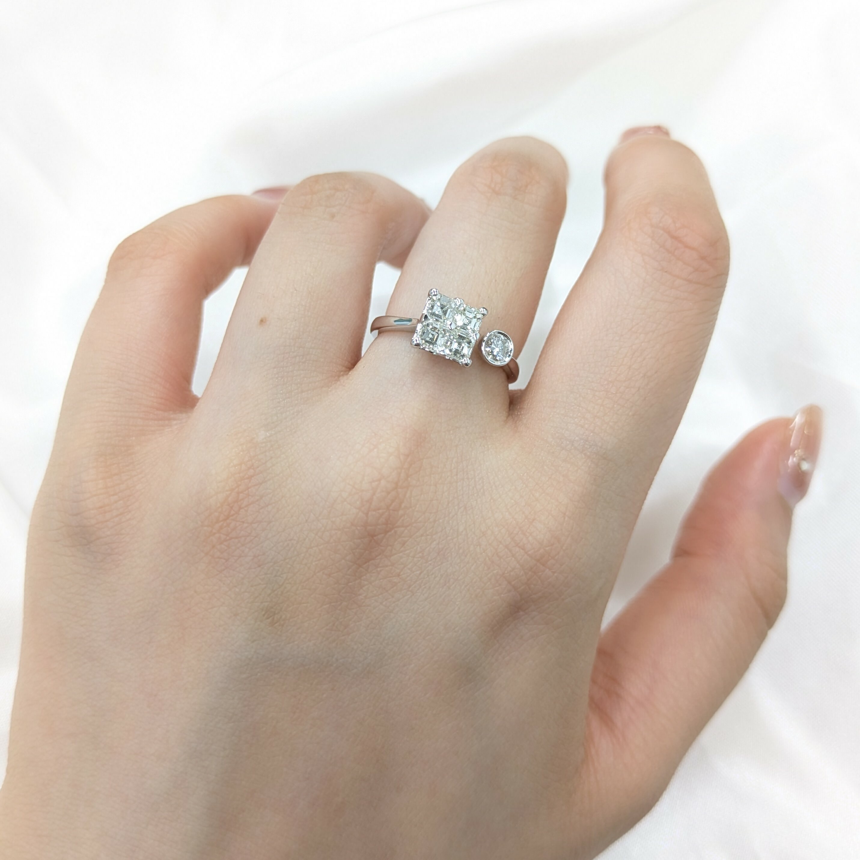 18K White Gold 0.75ct Diamond Ring