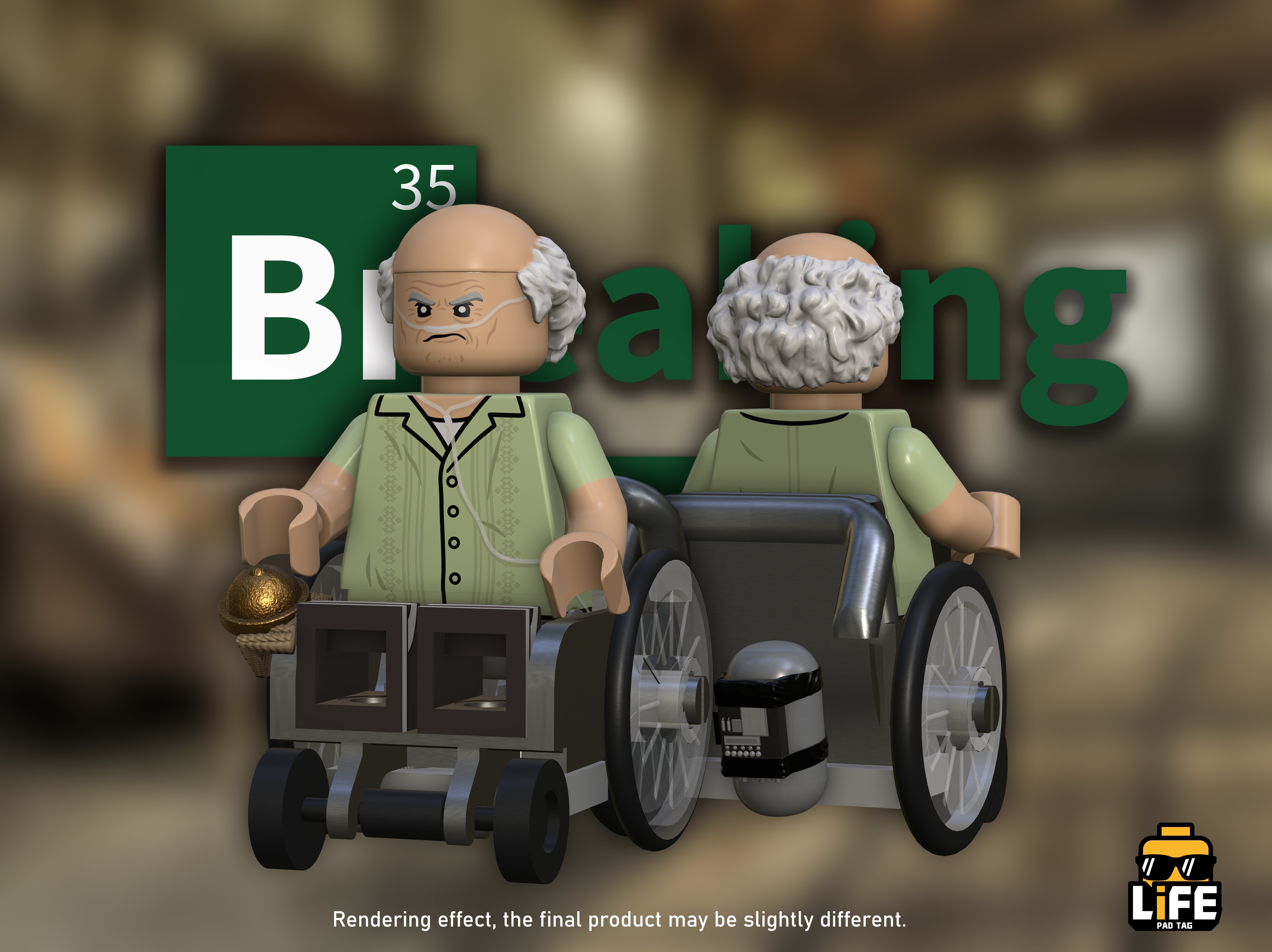 [Life Brick][In Stock] Breaking Bad - Hector Salamanca [PADprinted]
