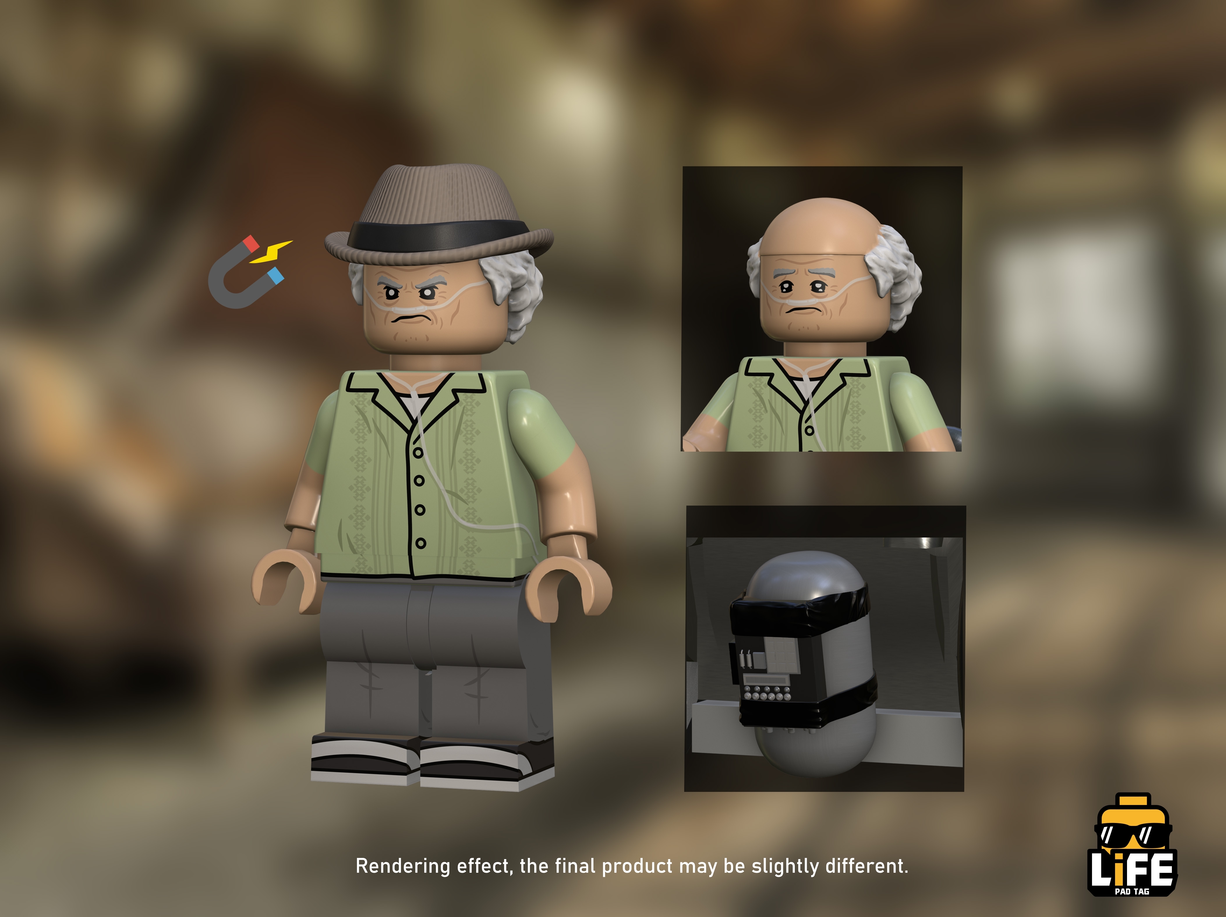 [Life Brick][In Stock] Breaking Bad - Hector Salamanca [PADprinted]