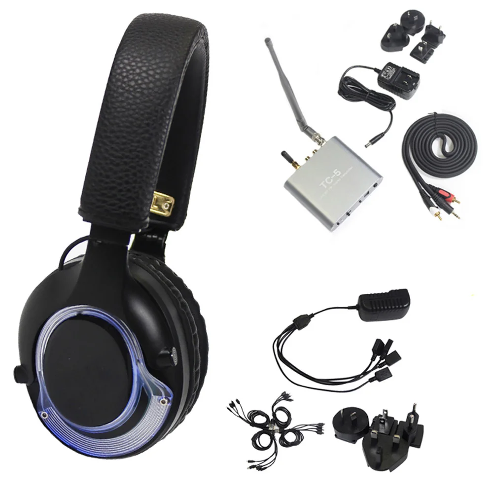 Silent Disco 無聲派對組 - 專業無線耳機 / 租借方案 / 發射器 / 充電器 Wireless Headphone