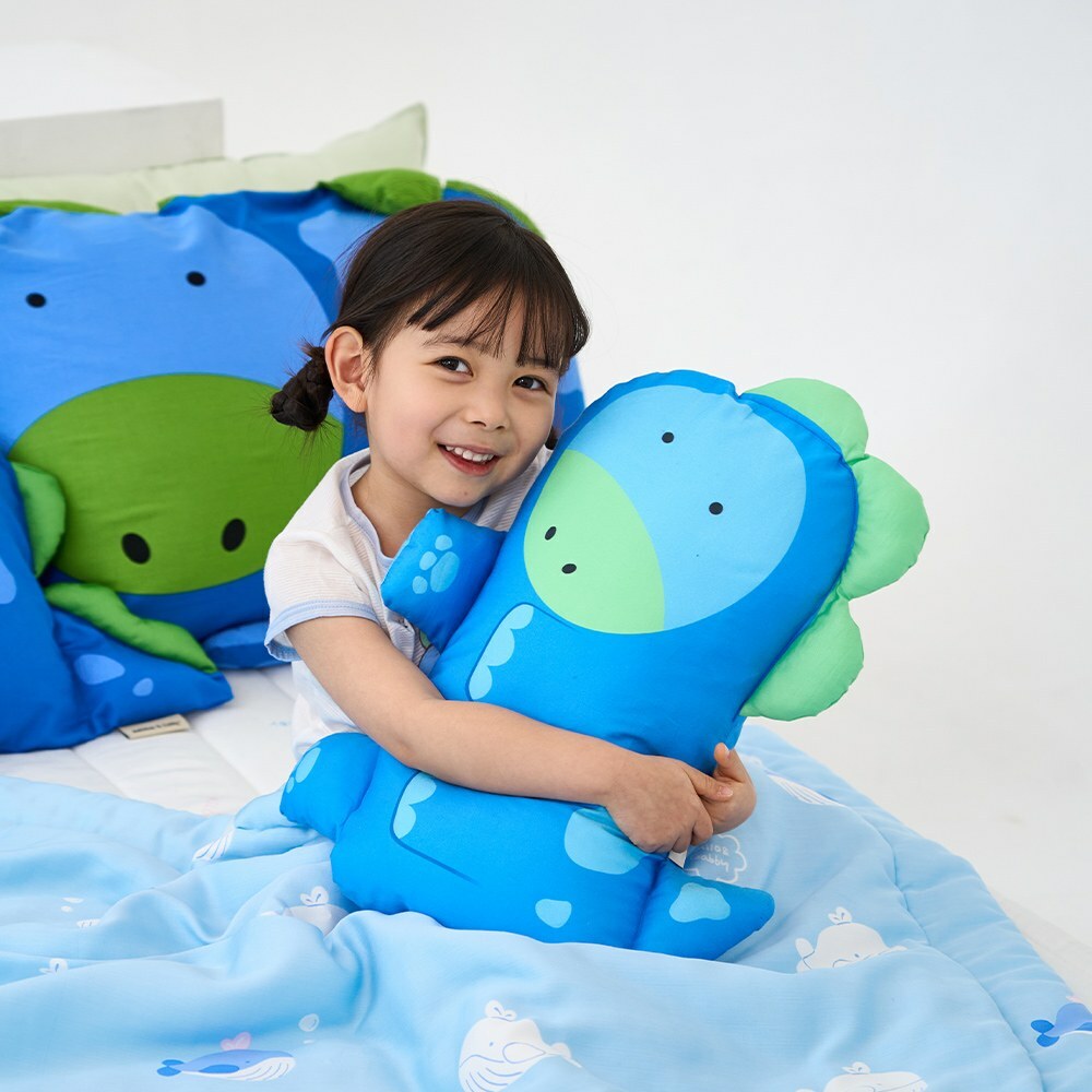 Milo&Gabby美國 動物好朋友mini枕頭套｜Dylan抱抱恐龍