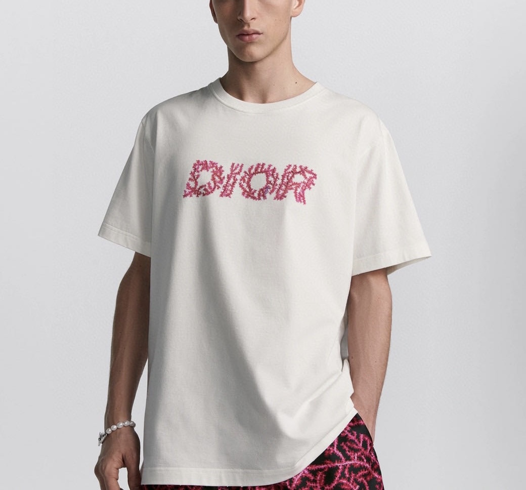 【★国内発送★】DIOR Italic Coral Tシャツ original.jpeg?1718197808