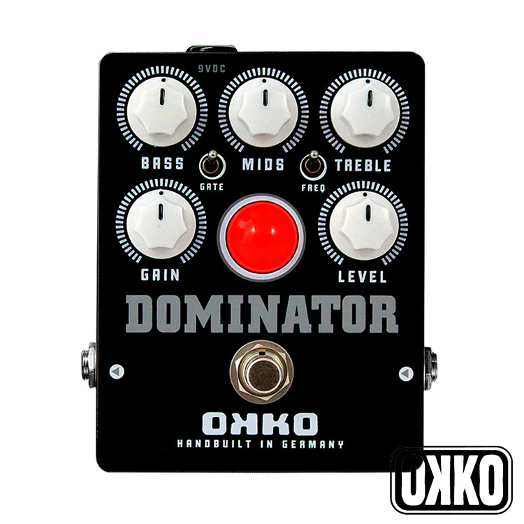 德國手工 OKKO DOMINATOR MKII BK Distortion 失真 效果器