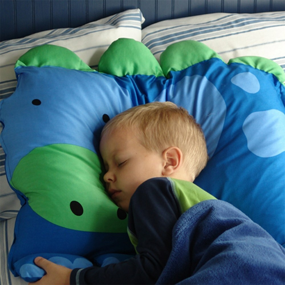 Milo&Gabby美國 動物好朋友超細纖維防蟎大枕心+枕套組｜DYLAN恐龍