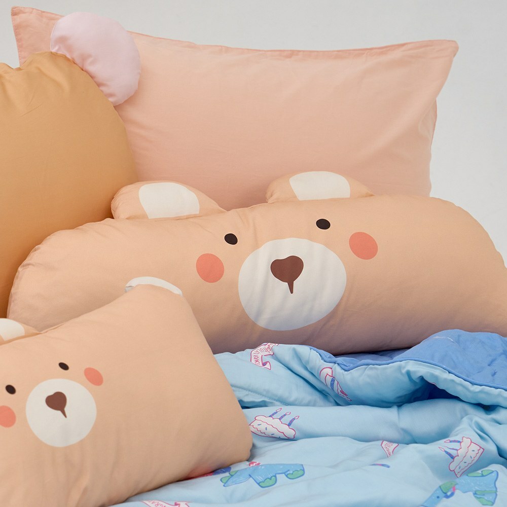 Milo&Gabby美國 動物好朋友長條抱枕心枕套組｜Sandy小熊