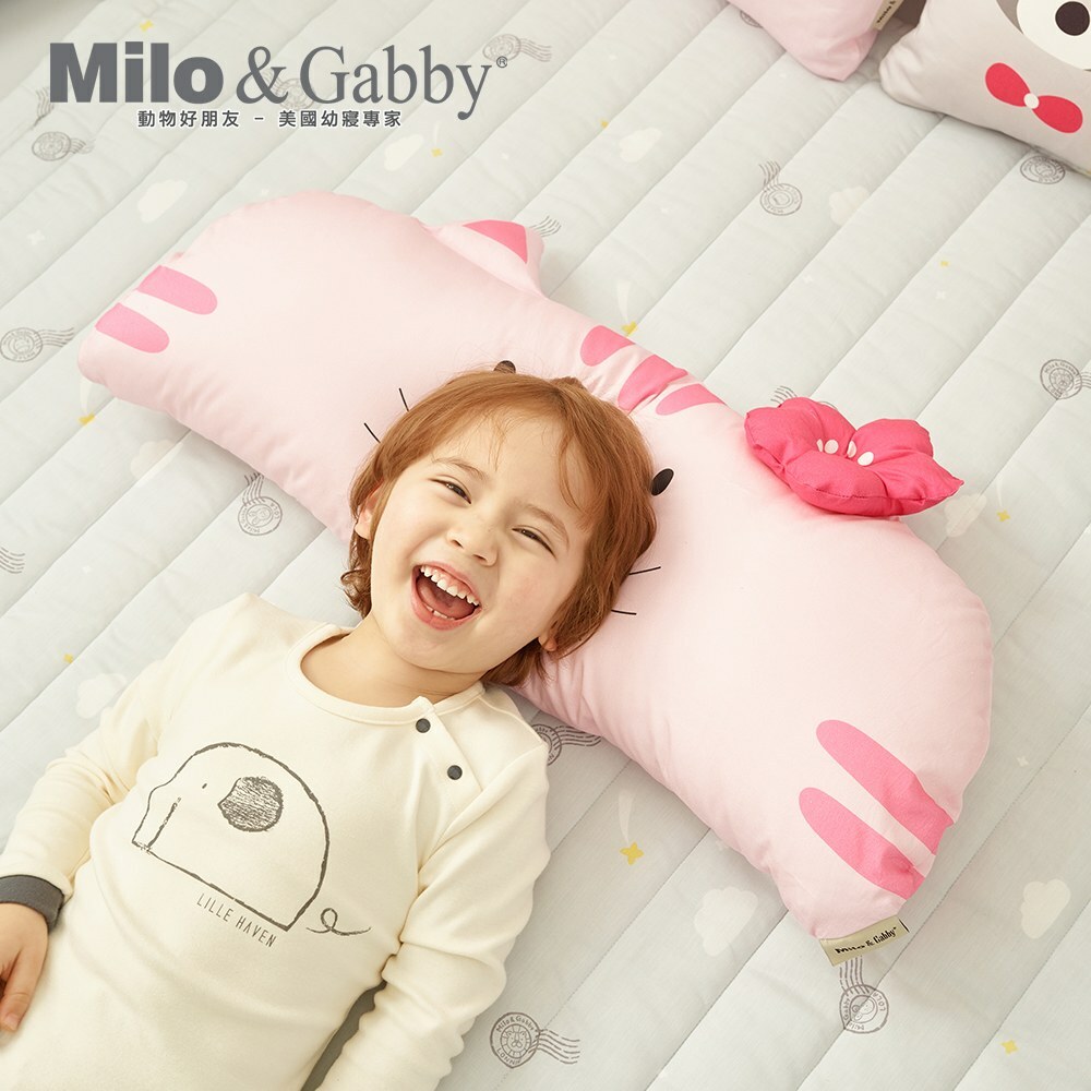 Milo&Gabby美國 動物好朋友長條抱枕心枕套組｜Nancy貓咪