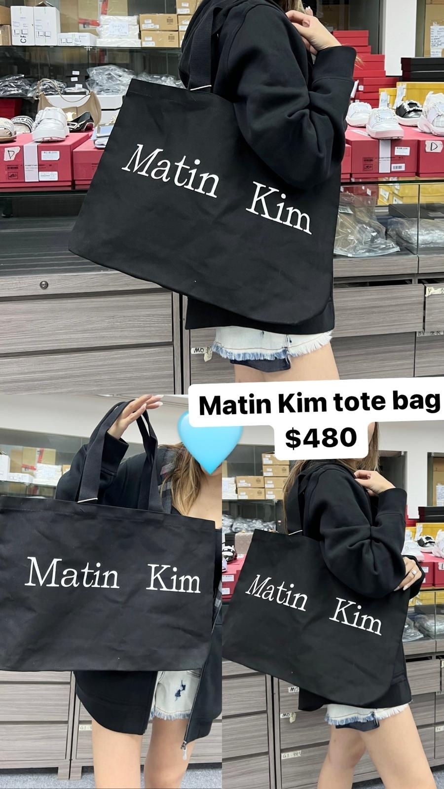 Matin Kim tote bag -T