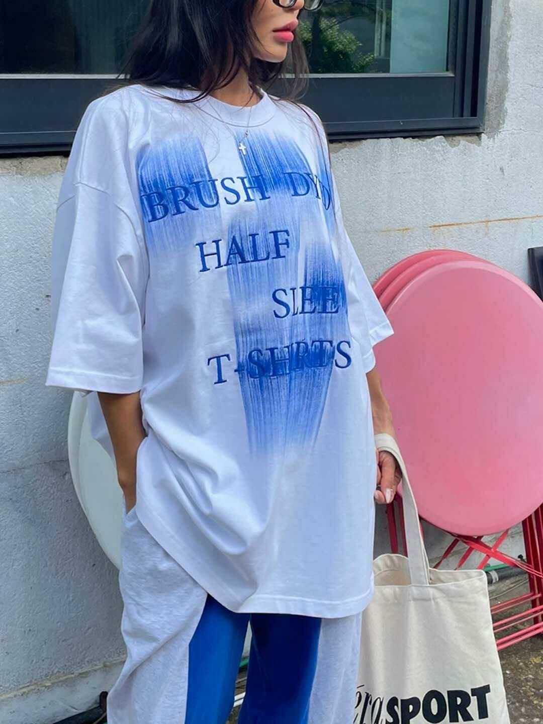 OverSize英文字短袖Tee 3.14-043T