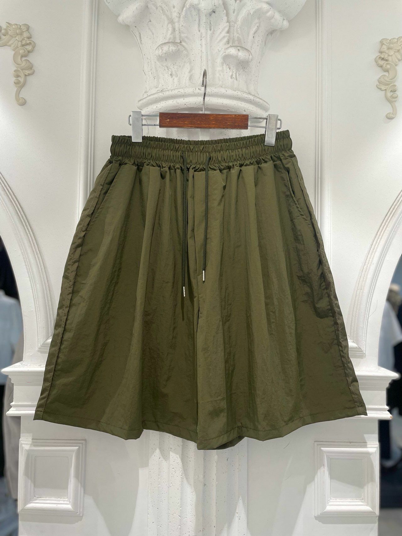 淨色拼布短褲 alife-004P