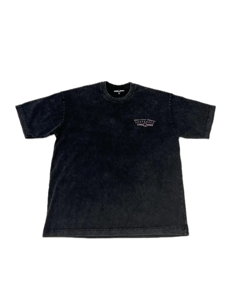 {現貨} LONEONES X INNERSECT Washed Black Tee