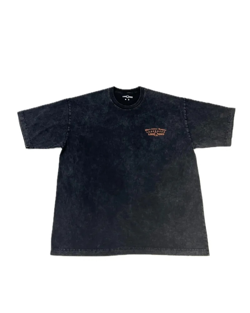 {現貨} LONEONES X INNERSECT Washed Black Tee