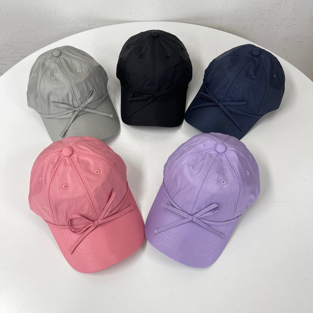JNS14 綁結造型尼龍棒球帽 5color
