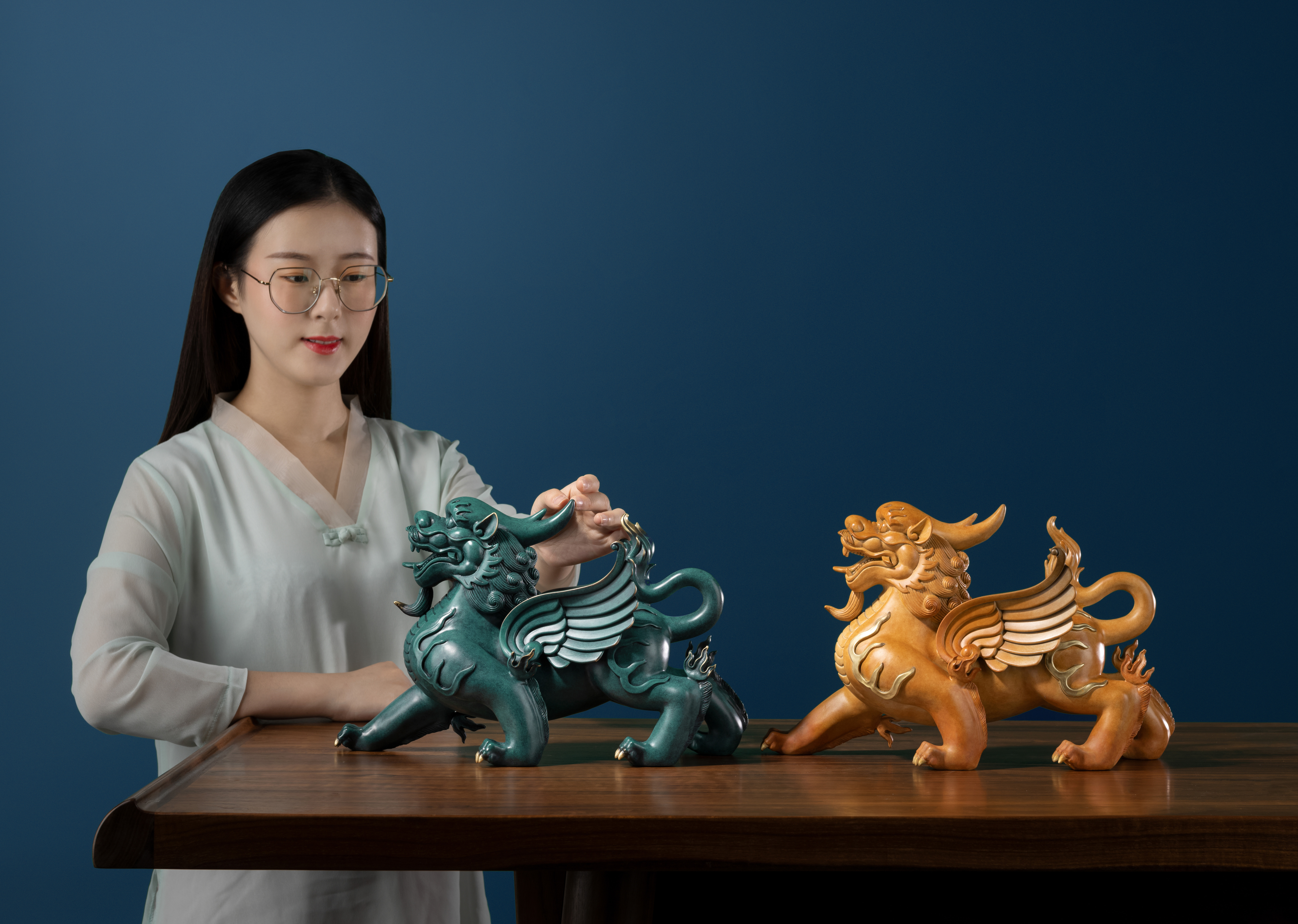 威猛貔貅招財橙富貴綠