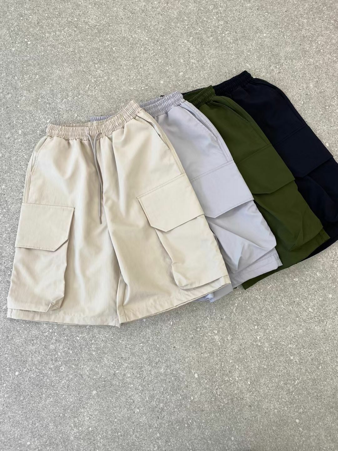淨色工裝短褲 And More-035P