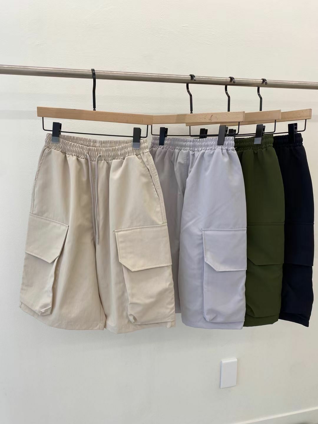 淨色工裝短褲 And More-035P
