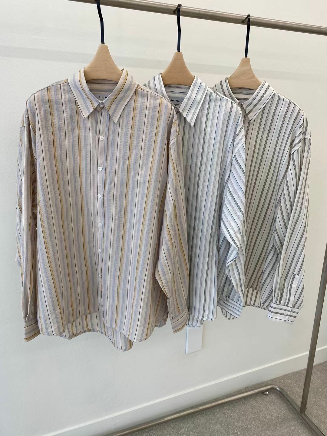 直間長袖恤衫 And More-038S