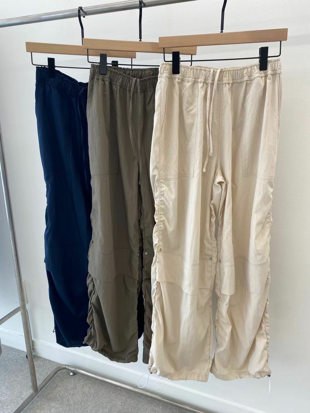 淨色可束腳鬆身褲 And More-039P