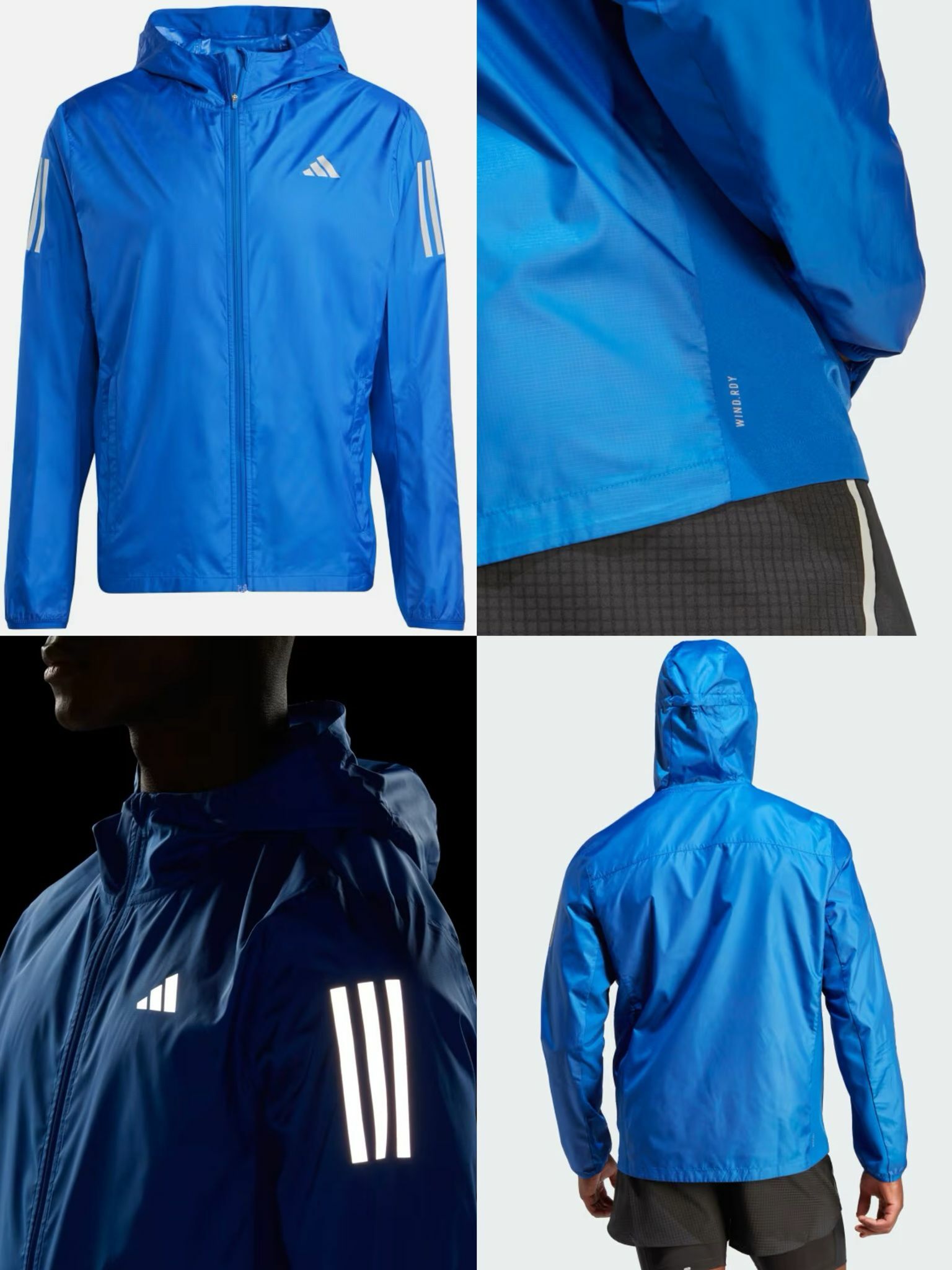 【預購】ADIDAS F061204 男裝Own the Run Jacket （藍色）