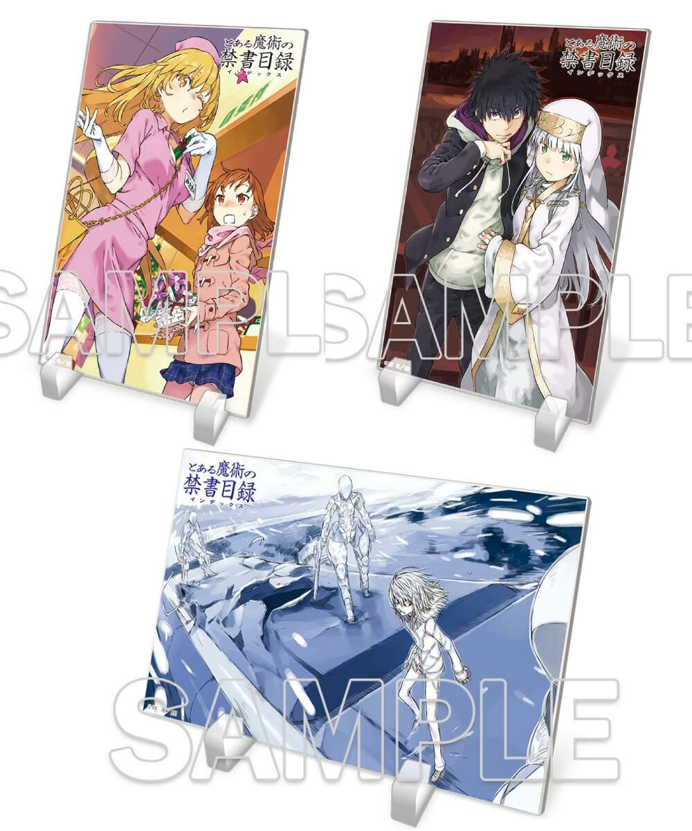 預購-魔法禁書目錄 20周年紀念 壓克力板 系列 全3款【日本進口精品】