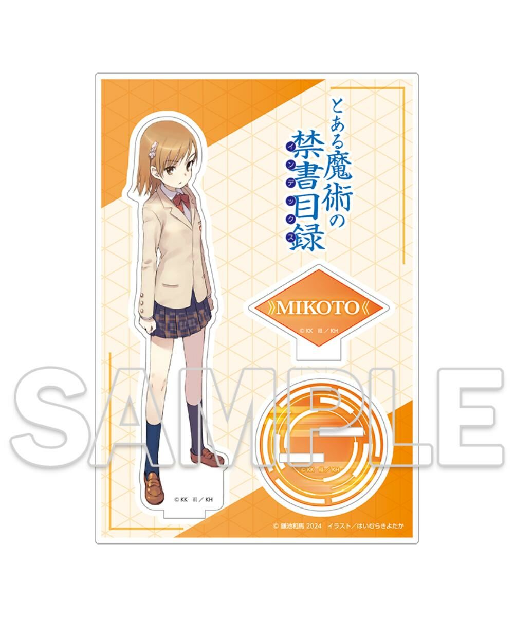 預購-魔法禁書目錄 20周年紀念 壓克力人形立牌 御坂美琴【日本進口精品】