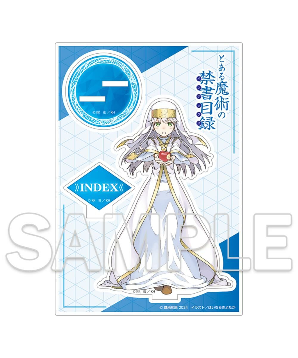 預購-魔法禁書目錄 20周年紀念 壓克力人形立牌 茵蒂克絲【日本進口精品】